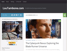 Tablet Screenshot of loutambone.com